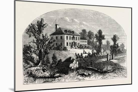 View of Washington's Quarters at Morristown, USA, 1870s-null-Mounted Giclee Print