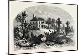 View of Washington's Quarters at Morristown, USA, 1870s-null-Mounted Giclee Print