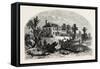 View of Washington's Quarters at Morristown, USA, 1870s-null-Framed Stretched Canvas
