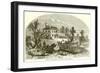 View of Washington's Quarters at Morristown-null-Framed Premium Giclee Print