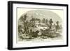View of Washington's Quarters at Morristown-null-Framed Giclee Print