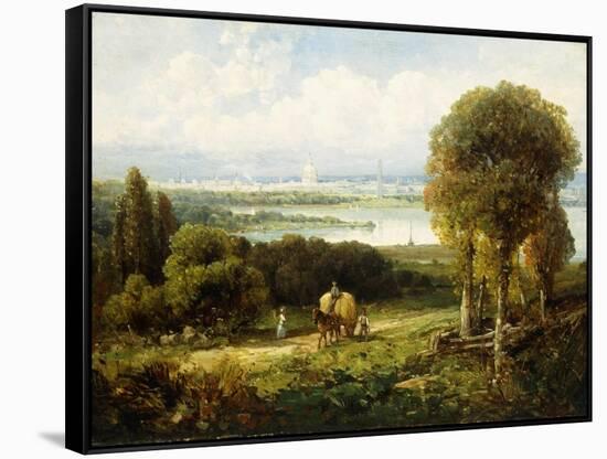 View of Washington-Andrew Melrose-Framed Stretched Canvas