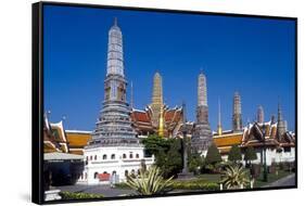 View of Wat Phra Kaeo, Grand Palace, Bangkok, Thailand-Dallas and John Heaton-Framed Stretched Canvas