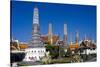 View of Wat Phra Kaeo, Grand Palace, Bangkok, Thailand-Dallas and John Heaton-Stretched Canvas