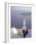 View of Water, Santorini, Greece-Connie Ricca-Framed Photographic Print