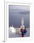 View of Water, Santorini, Greece-Connie Ricca-Framed Photographic Print