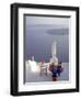 View of Water, Santorini, Greece-Connie Ricca-Framed Photographic Print