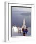 View of Water, Santorini, Greece-Connie Ricca-Framed Photographic Print