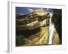 View of Waterfall in Grand Staircase Escalante National Monument, Utah, USA-Scott T. Smith-Framed Photographic Print