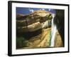 View of Waterfall in Grand Staircase Escalante National Monument, Utah, USA-Scott T. Smith-Framed Photographic Print