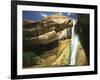 View of Waterfall in Grand Staircase Escalante National Monument, Utah, USA-Scott T. Smith-Framed Photographic Print