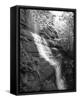 View of Waterfall, Jessamine County, Kentucky, USA-Adam Jones-Framed Stretched Canvas