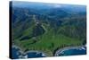 View of Wellington from the Air, North Island, New Zealand, Pacific-Bhaskar Krishnamurthy-Stretched Canvas