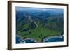 View of Wellington from the Air, North Island, New Zealand, Pacific-Bhaskar Krishnamurthy-Framed Photographic Print