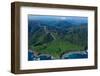 View of Wellington from the Air, North Island, New Zealand, Pacific-Bhaskar Krishnamurthy-Framed Photographic Print