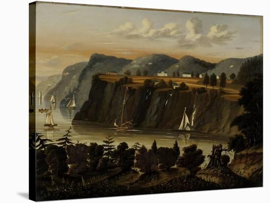 View of West Point, 1840-1860-Thomas Chambers-Stretched Canvas