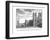 'View of Westminster Abbey & St.Margarets Church adjoining.', late 18th-early 19th century-Taylor-Framed Giclee Print