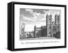 'View of Westminster Abbey & St.Margarets Church adjoining.', late 18th-early 19th century-Taylor-Framed Stretched Canvas