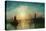 View of Westminster Bridge and the Houses of Parliament-James Francis Danby-Stretched Canvas