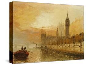 View of Westminster from the Thames-Claude T. Stanfield Moore-Stretched Canvas