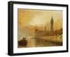 View of Westminster from the Thames-Claude T. Stanfield Moore-Framed Giclee Print