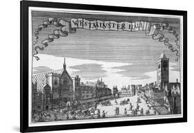 View of Westminster Hall and New Palace Yard, London, C1648-John Seller-Framed Giclee Print