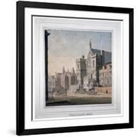 View of Westminster Halll and New Palace Yard, London, C1808-null-Framed Giclee Print