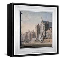 View of Westminster Halll and New Palace Yard, London, C1808-null-Framed Stretched Canvas