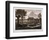 View of Westminster Looking from Millbank, London, 1807-John Hall-Framed Giclee Print