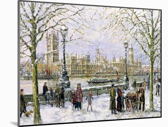 View of Westminster-John Sutton-Mounted Giclee Print