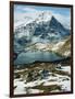 View of Wetterhorn Mountain and Bachsee Lake, Bernese Alps, Grindelwald, Switzerland-Scott T. Smith-Framed Photographic Print