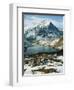 View of Wetterhorn Mountain and Bachsee Lake, Bernese Alps, Grindelwald, Switzerland-Scott T. Smith-Framed Photographic Print