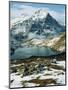 View of Wetterhorn Mountain and Bachsee Lake, Bernese Alps, Grindelwald, Switzerland-Scott T. Smith-Mounted Photographic Print