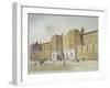 View of Whitecross Street Prison for Debtors, London, C1840-Frederick Napoleon Shepherd-Framed Giclee Print