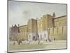 View of Whitecross Street Prison for Debtors, London, C1840-Frederick Napoleon Shepherd-Mounted Giclee Print