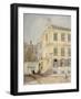 View of Whitefriars Showing the Corner of Lombard Street, City of London, 1851-Thomas Colman Dibdin-Framed Giclee Print