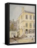 View of Whitefriars Showing the Corner of Lombard Street, City of London, 1851-Thomas Colman Dibdin-Framed Stretched Canvas