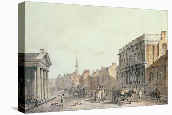 View of Whitehall, Looking Towards Charing Cross, 1790-James Miller-Stretched Canvas