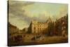 View of Whitehall with Old Palace Yard-English-Stretched Canvas