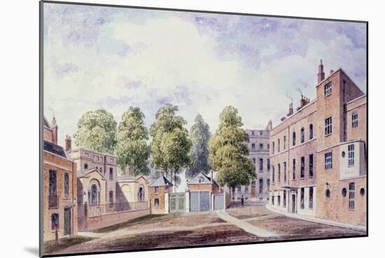 View of Whitehall Yard, 1828-T. Chawner-Mounted Giclee Print