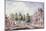 View of Whitehall Yard, 1828-T. Chawner-Mounted Giclee Print