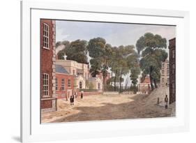 View of Whitehall Yard from 'R. Ackermann's Repository of Arts' 1811-null-Framed Giclee Print