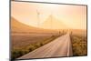 View of wind turbines and landscape near Tinajo, Tinajo, Lanzarote, Las Palmas-Frank Fell-Mounted Photographic Print