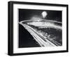 View of Winding Railroad Track-null-Framed Photographic Print