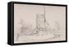 View of Windmill on Blackheath, Greenwich, London, 1833-George Shepheard-Framed Stretched Canvas
