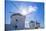 View of windmills, Mykonos Town, Mykonos, Cyclades Islands, Greek Islands, Aegean Sea, Greece-Frank Fell-Stretched Canvas