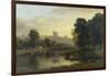 View of Windsor Castle from Across the Thames, 19th Century-George Hilditch-Framed Giclee Print