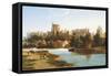 View of Windsor from the Thames-William Dommerson-Framed Stretched Canvas