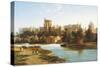 View of Windsor from the Thames-William Dommerson-Stretched Canvas