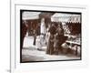 View of Women with Children Shopping at a Fruit and Vegetable Stand at 266 7th Avenue, New York,…-Byron Company-Framed Giclee Print